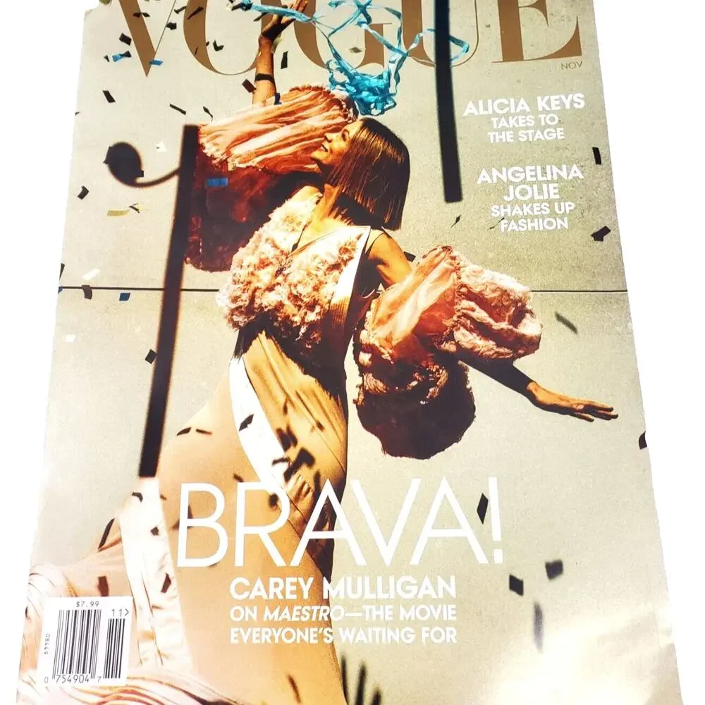 New Vogue Magazine November 2023 US Alicia Keyes Angelina Jolie Fashion Nov 23